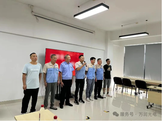 红歌竞放、声入我心|万润光电开展建军节活动